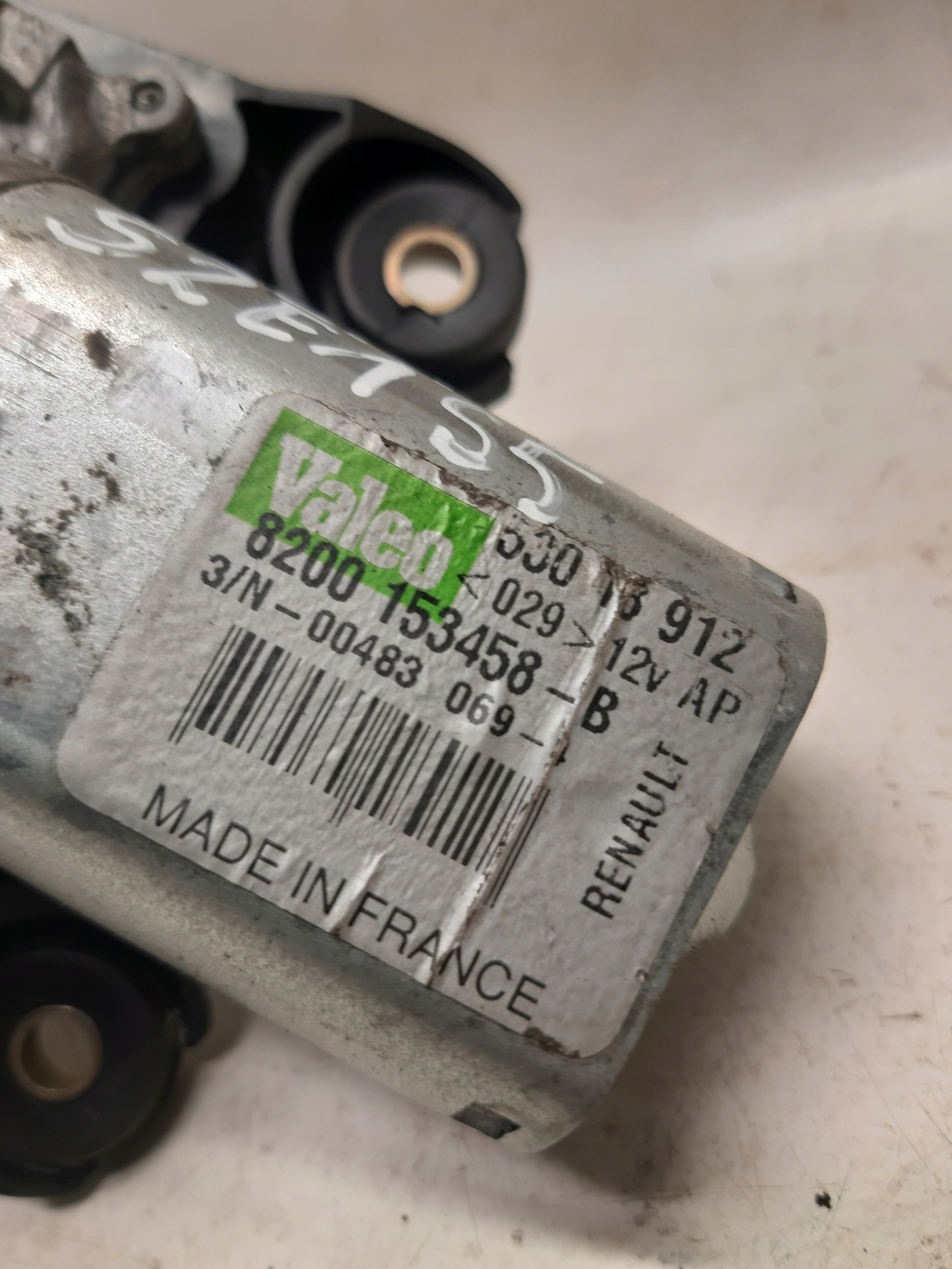 motor ablaktörlők far RENAULT SCENIC II