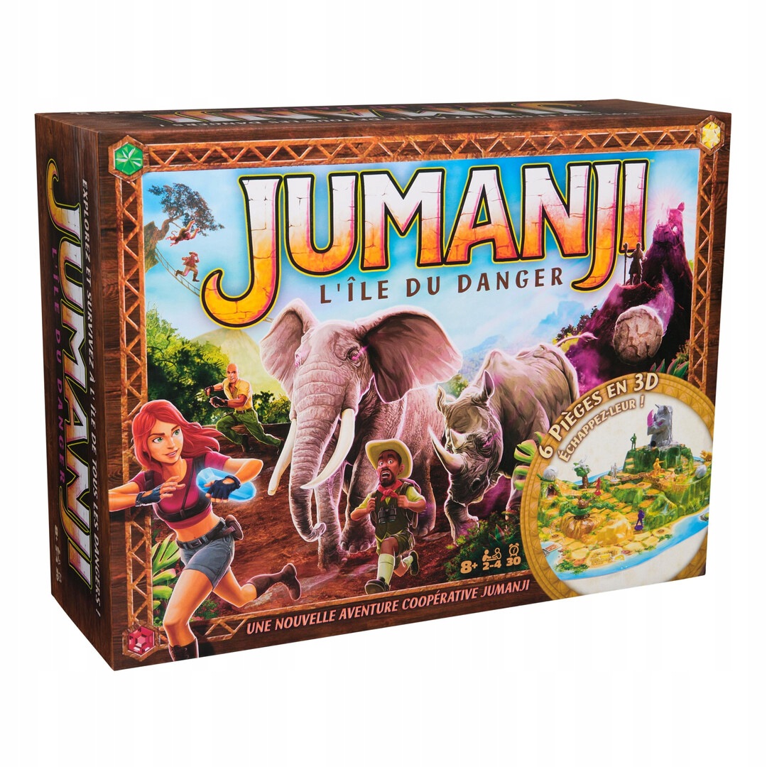 Gra planszowa Jumanji Magiczna przygoda w dżungli Spin Master