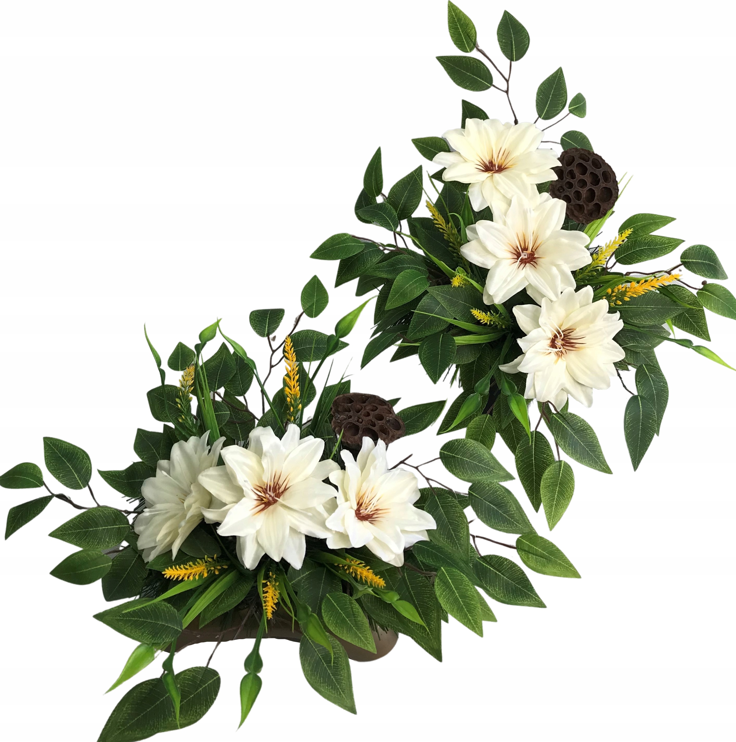 STROIK KOMPOZYCJA ZESTAW KOMPLET na grób cmentarz