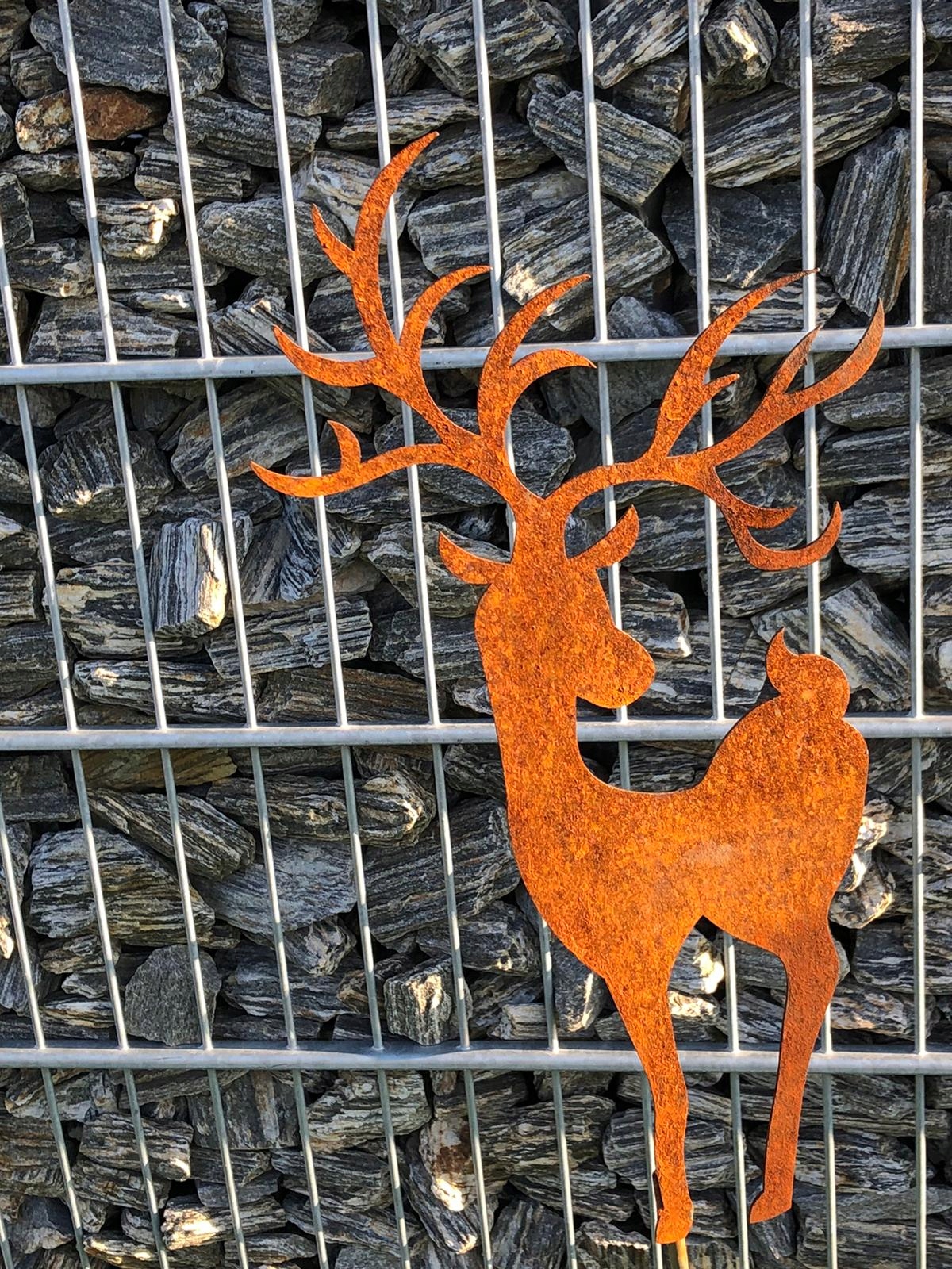 Jelonek 2 Jeleń ozdoba ogrodowa figurka 38 cm Producent inna