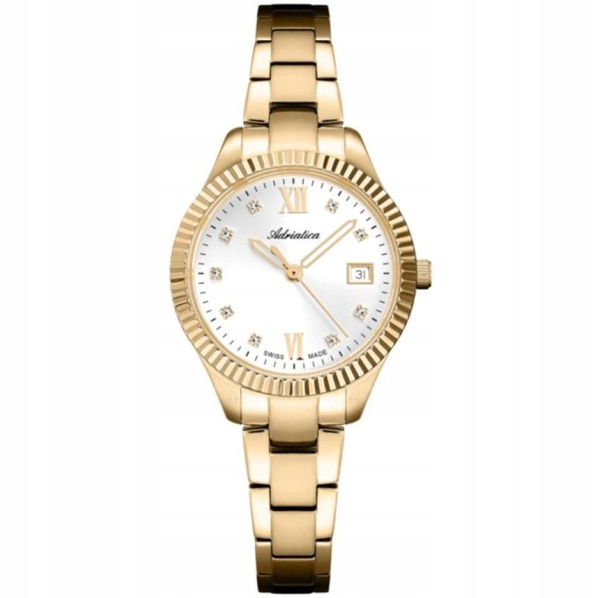 Dámské hodinky Adriatica A3820.1183Q Zirkony stříbrné