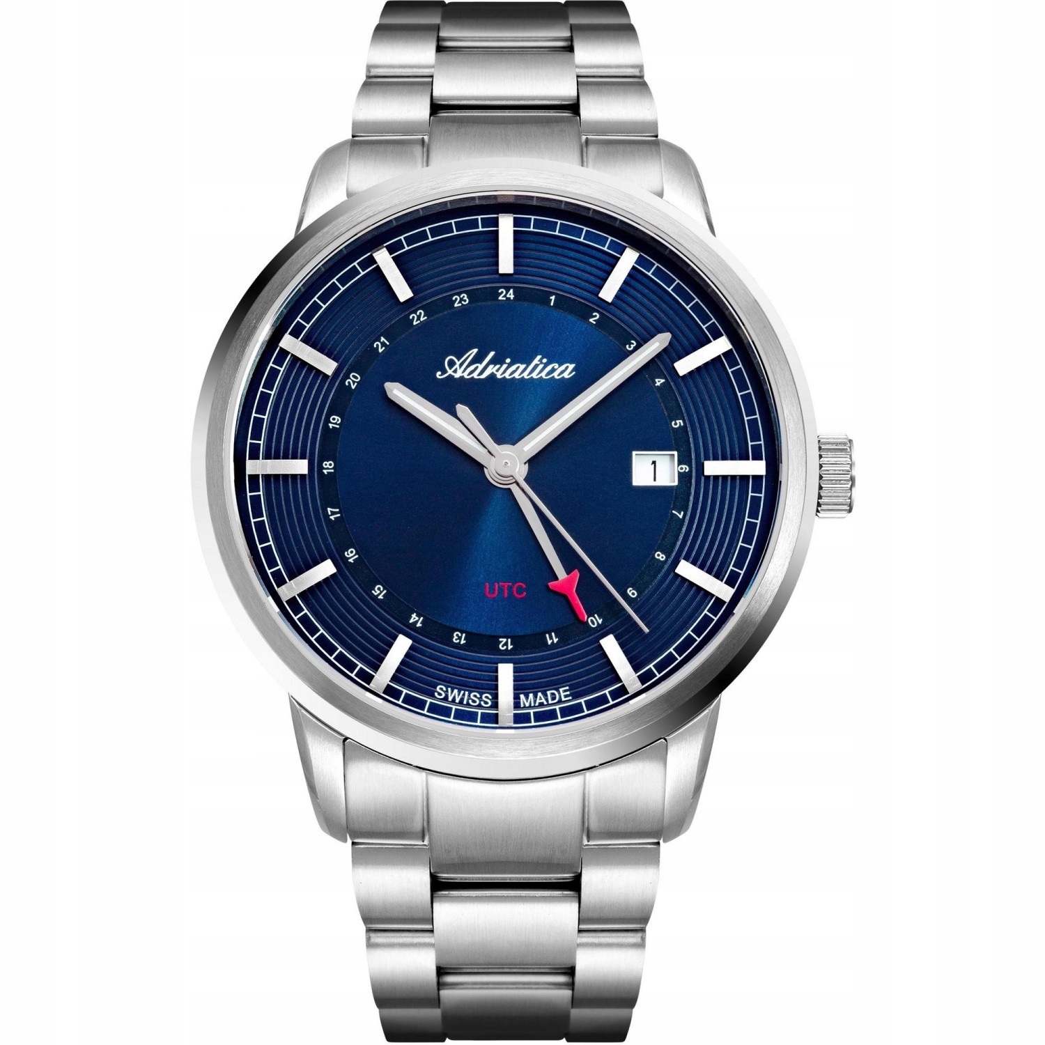 Pánské Hodinky Adriatica A8307.5115Q stříbrný náramek