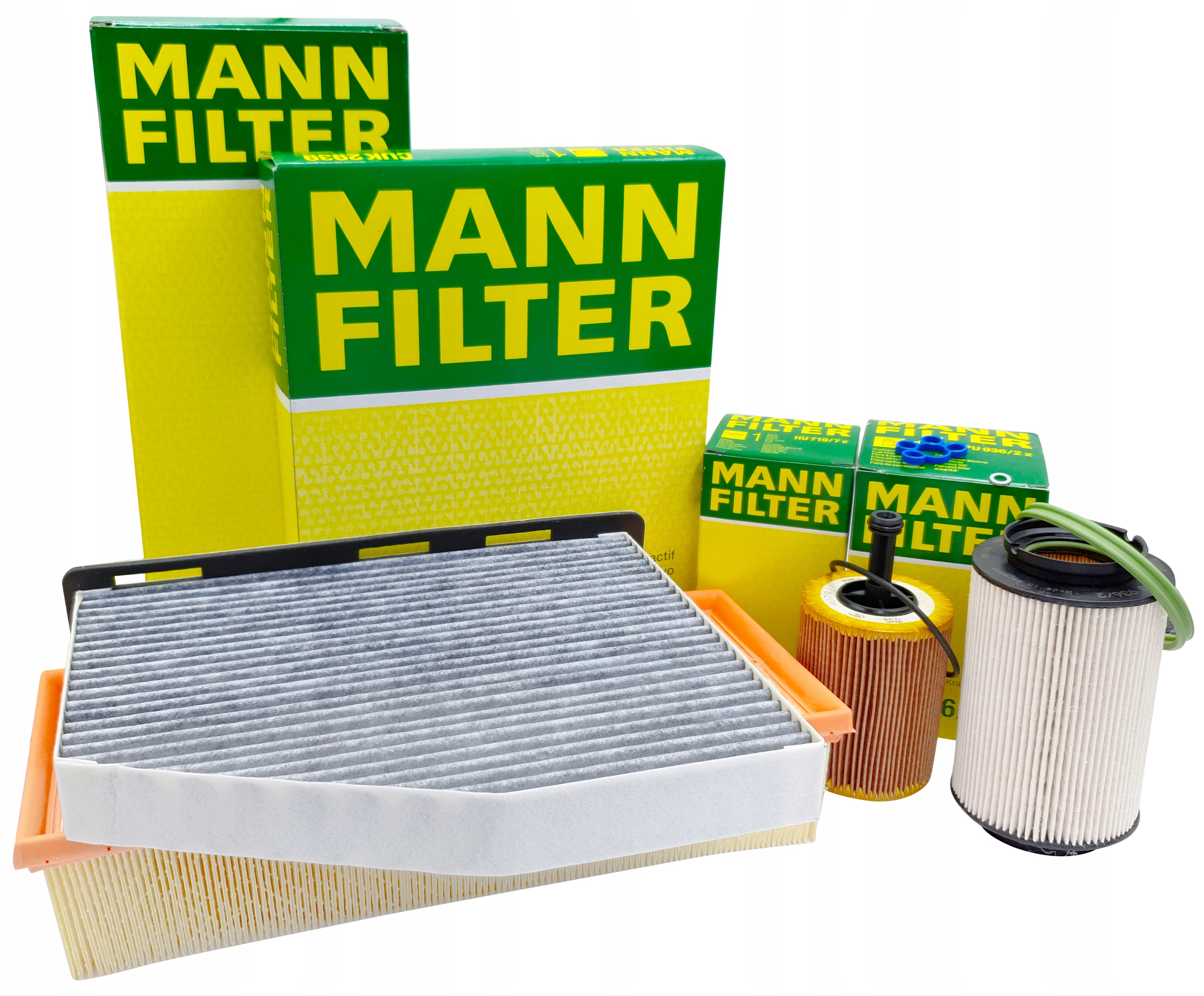 

Mann Vw Golf 5 V 1.9TDI 105KM Zestaw Filtrów