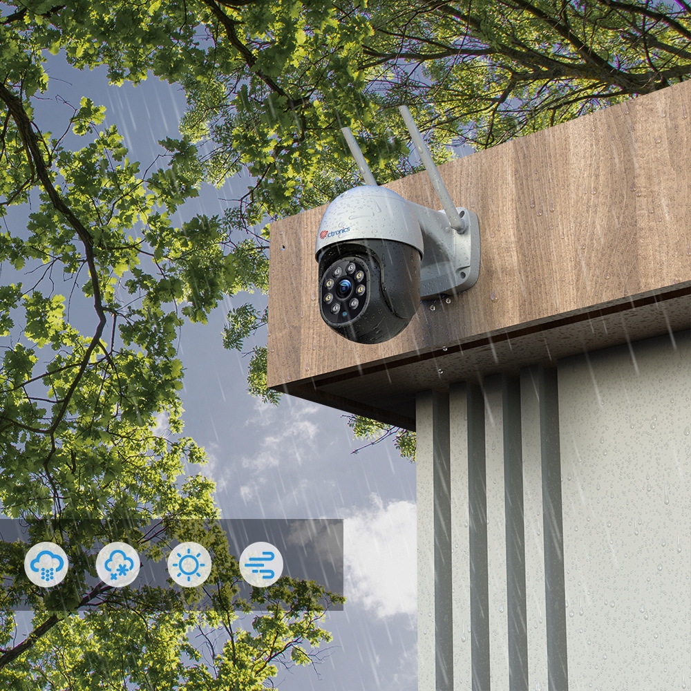 CTRONICS 5MP WiFi PTZ Kamera IP z Detekcją Osób i Nocnym Widzeniem — miniatura 12
