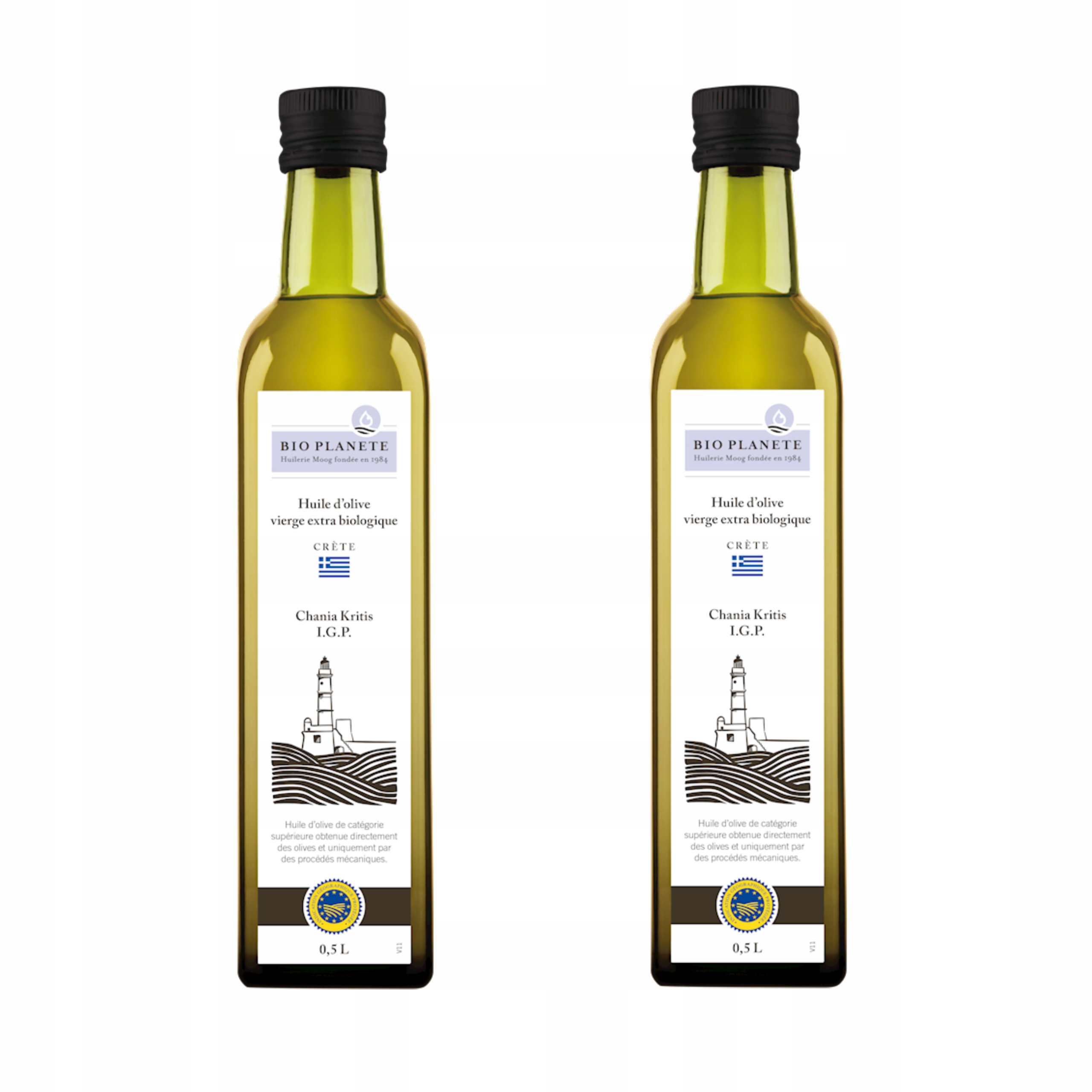 2x Oliwa Z Oliwek Extra Virgin Pgi Kreta Bio 500 ml Bio Planete