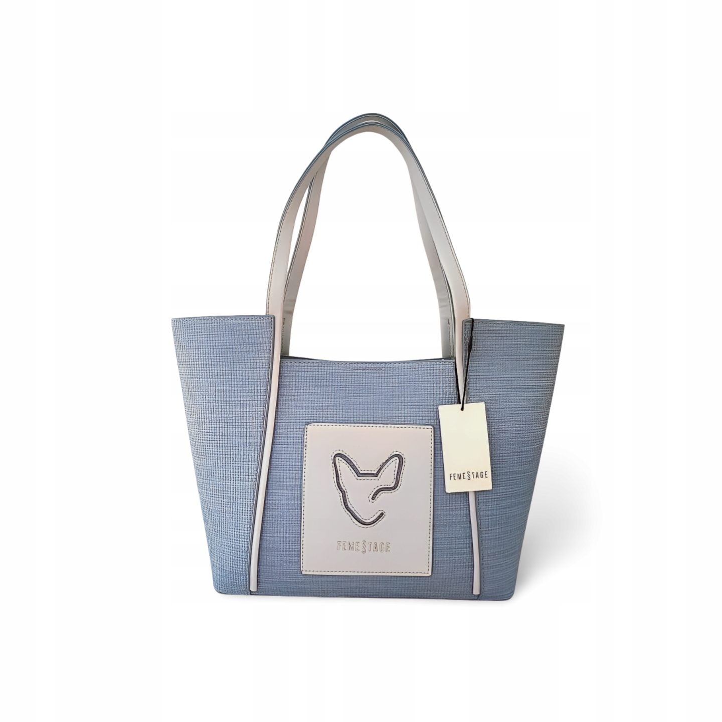 Eva Minge torba shopper na ramię niebieska (5904528679890) • Cena