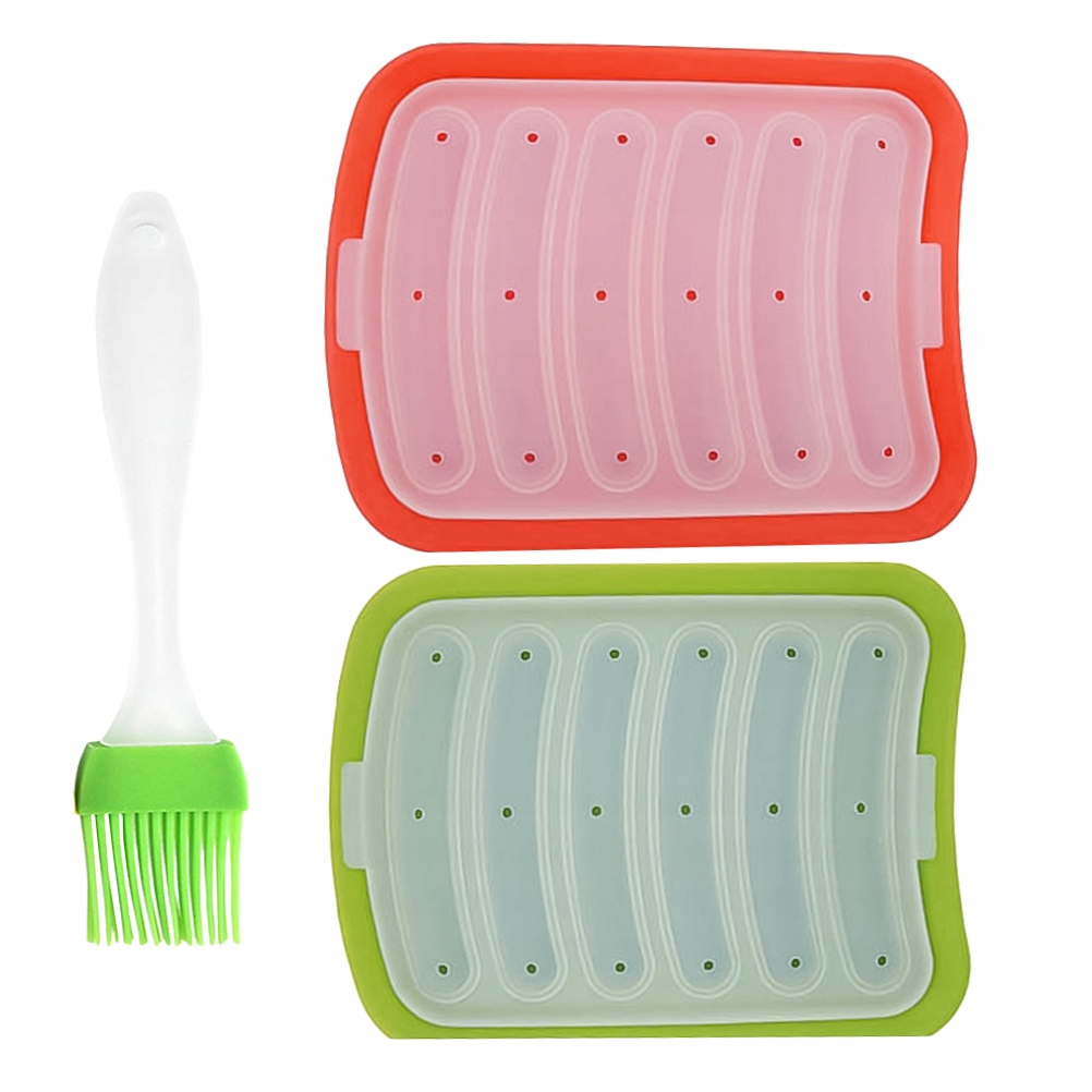 

Foremka do Hot Dogów Foremka do Kiełbasek Silikonowa 3 Szt