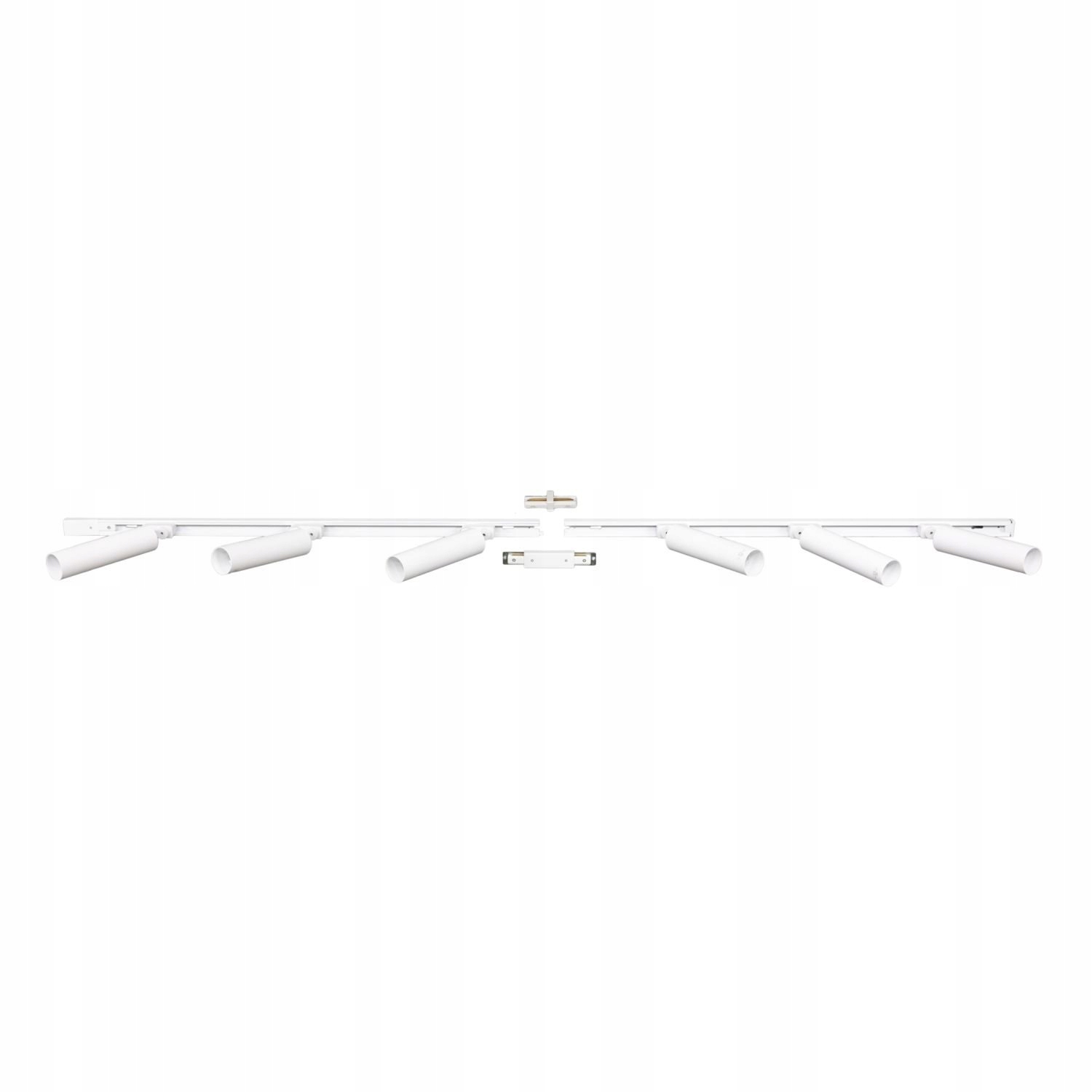 Sada bielych 2 m koľajových káblov s 1-fázovými reflektormi 3049 Zuma Line