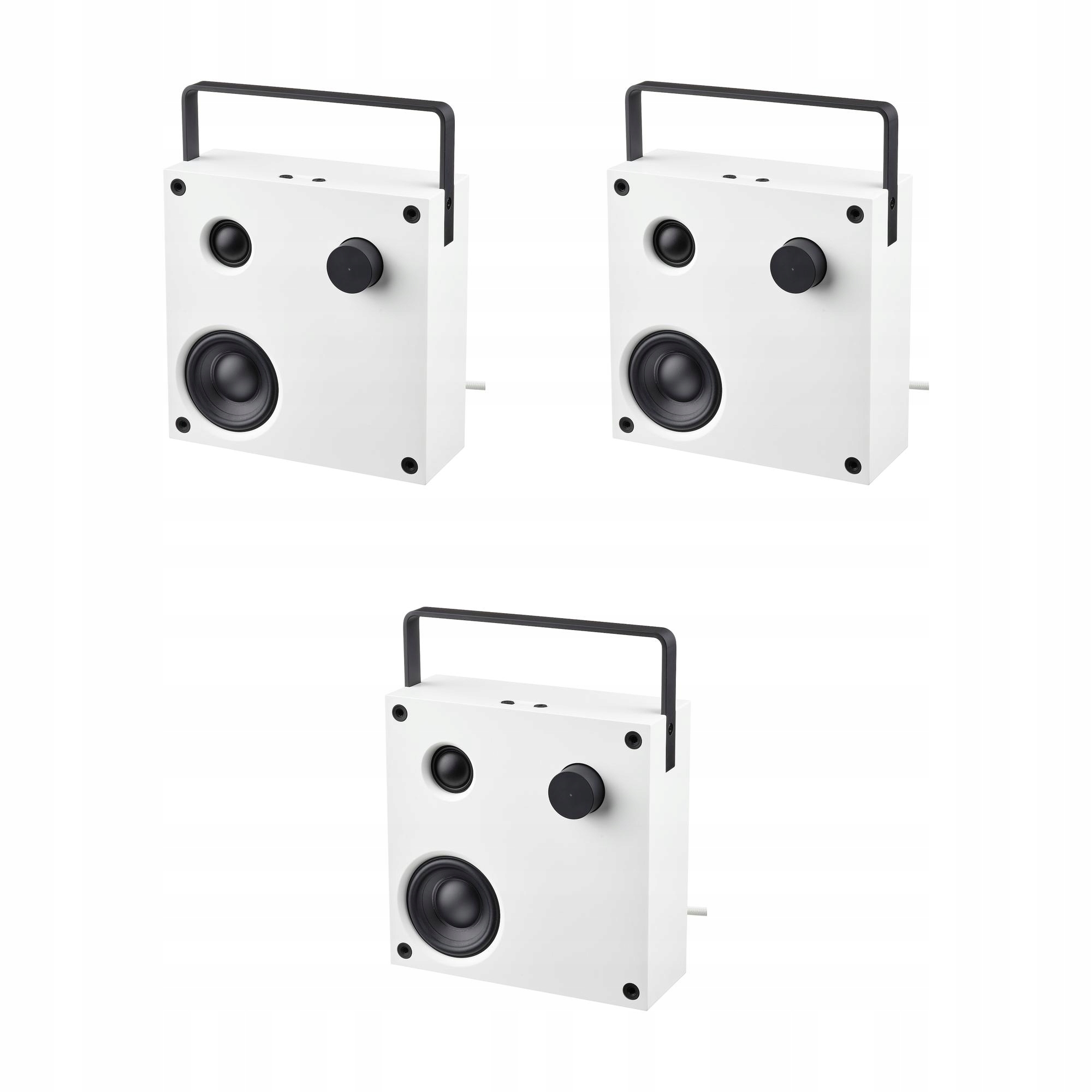 3 ks Bluetooth reproduktor Bílý s a Spotify Tap