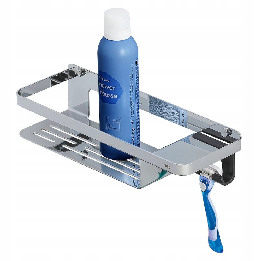 Tiger Caddy sprchový košík s háčikom, chróm 1401030346