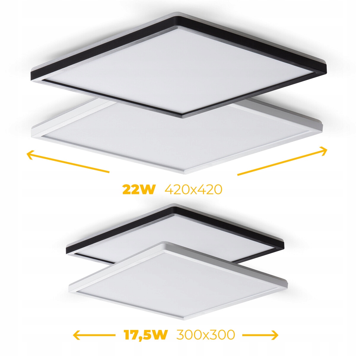 Plafoniera LED LL PLAFON02 L 17,5W biała 1750lm Rodzaj gwintu zintegrowane źródło LED