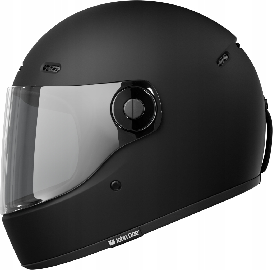 Motocyklová prilba John Doe One frozen čierna S