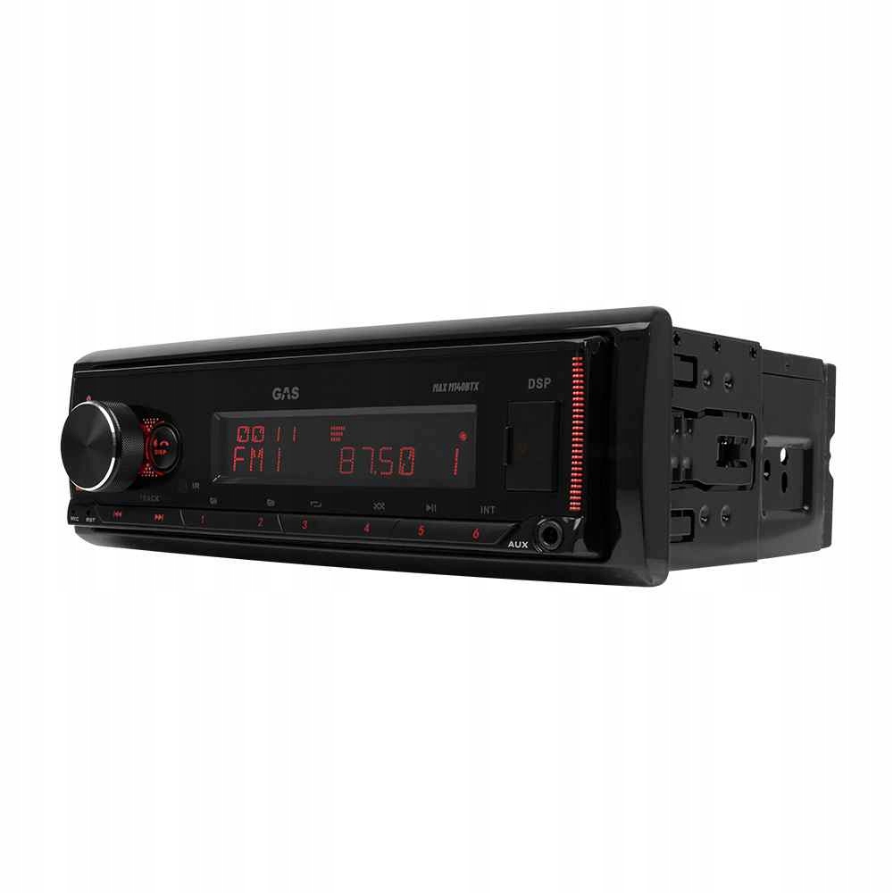 Radio Samochodowe Gas Max M150-BDX Jednostka Centralna Bluetooth Aux Usb