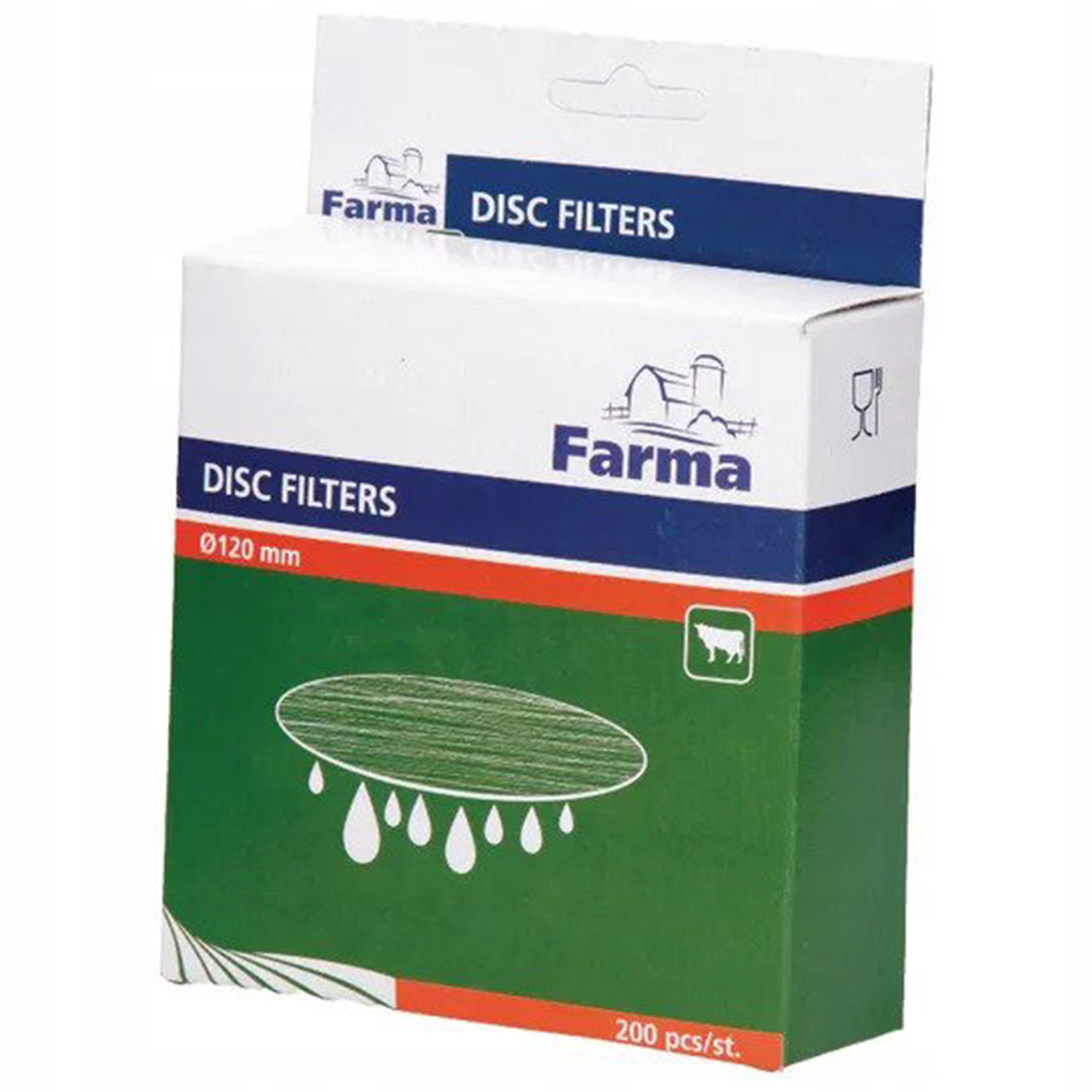

Filtry krążkowe do mleka 120 cedzidła Farma 200szt
