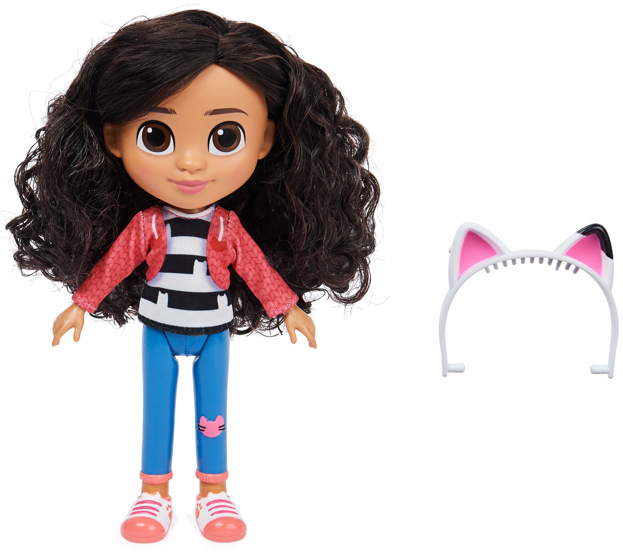 KOCI DOMEK GABI DUŻA LALKA FIGURKA GABBY + OPASKĄ Z KOCIMI USZAMI 20 CM Kod producenta 81963769