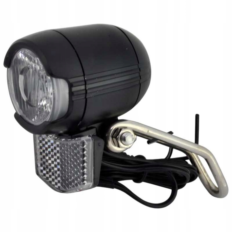2K XC-259A lampka przednia Led 60lm lampa dynamo prądnica jasna mocna