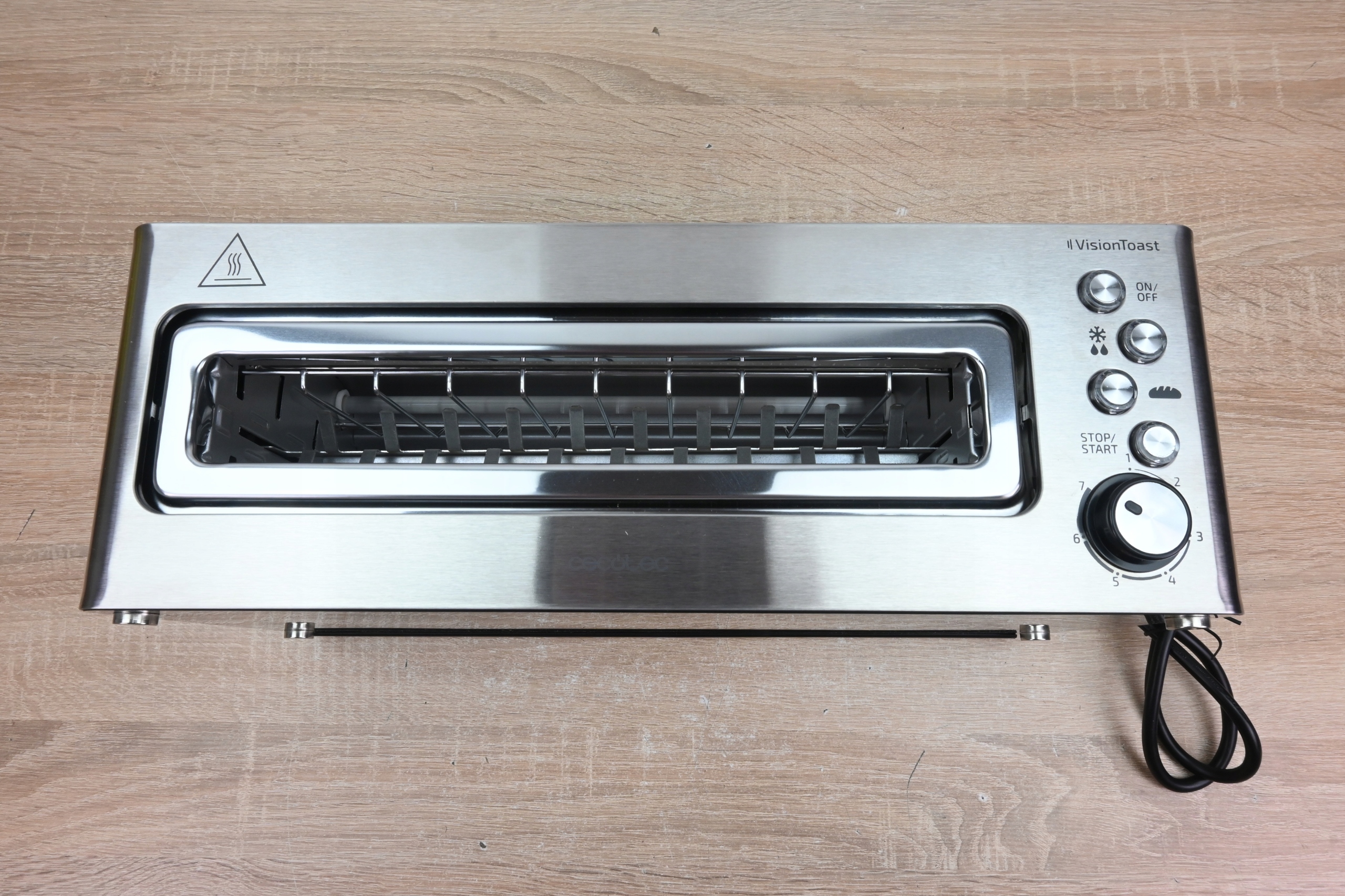 CECOTEC VISION TOAST OPIEKACZ TOSTER SZKLANY 1260W Model Vision Toast