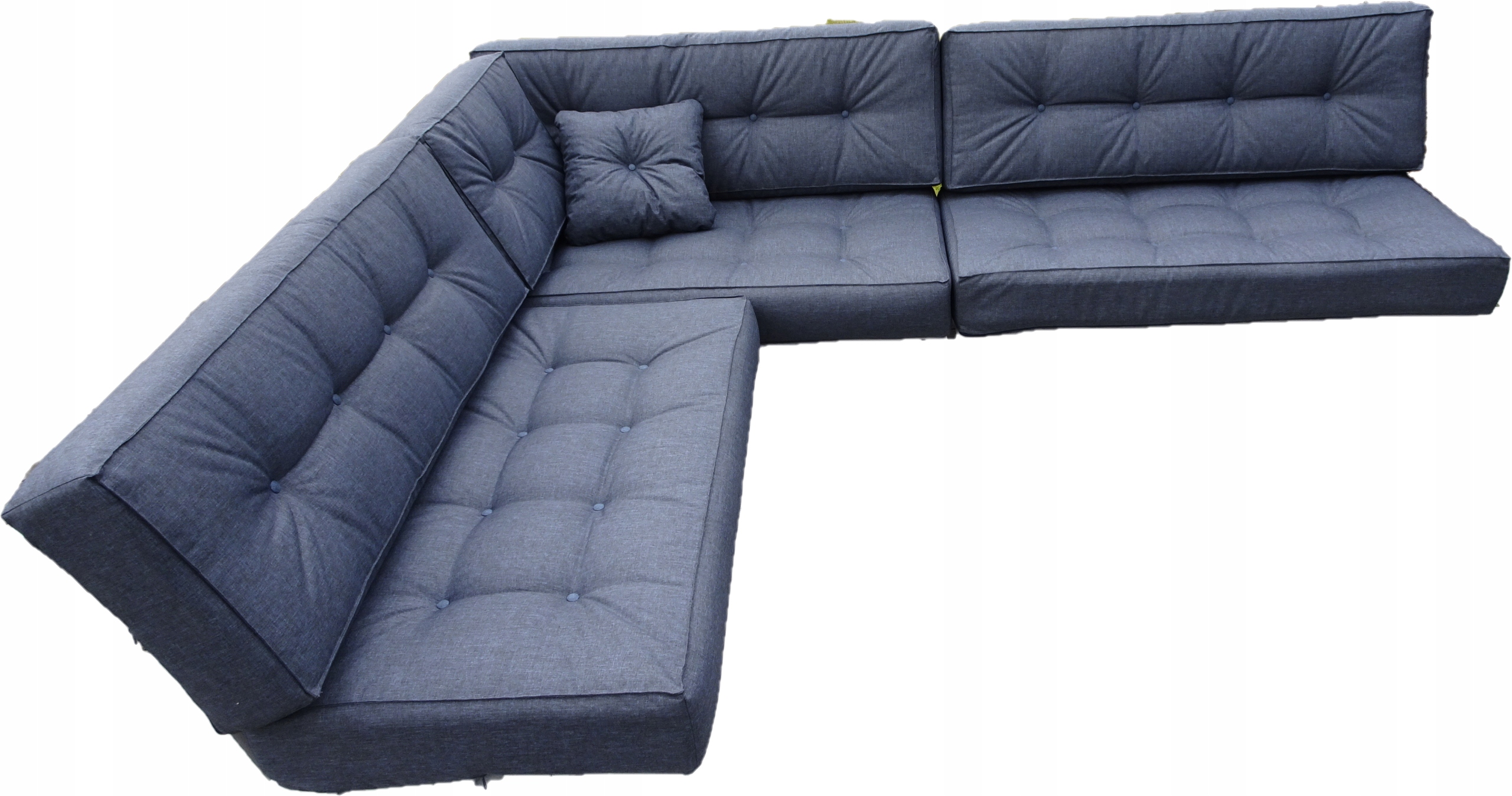 Poduszki na trzy Palety kpl 8 szt 120 X 60 marine Proste Oparcie