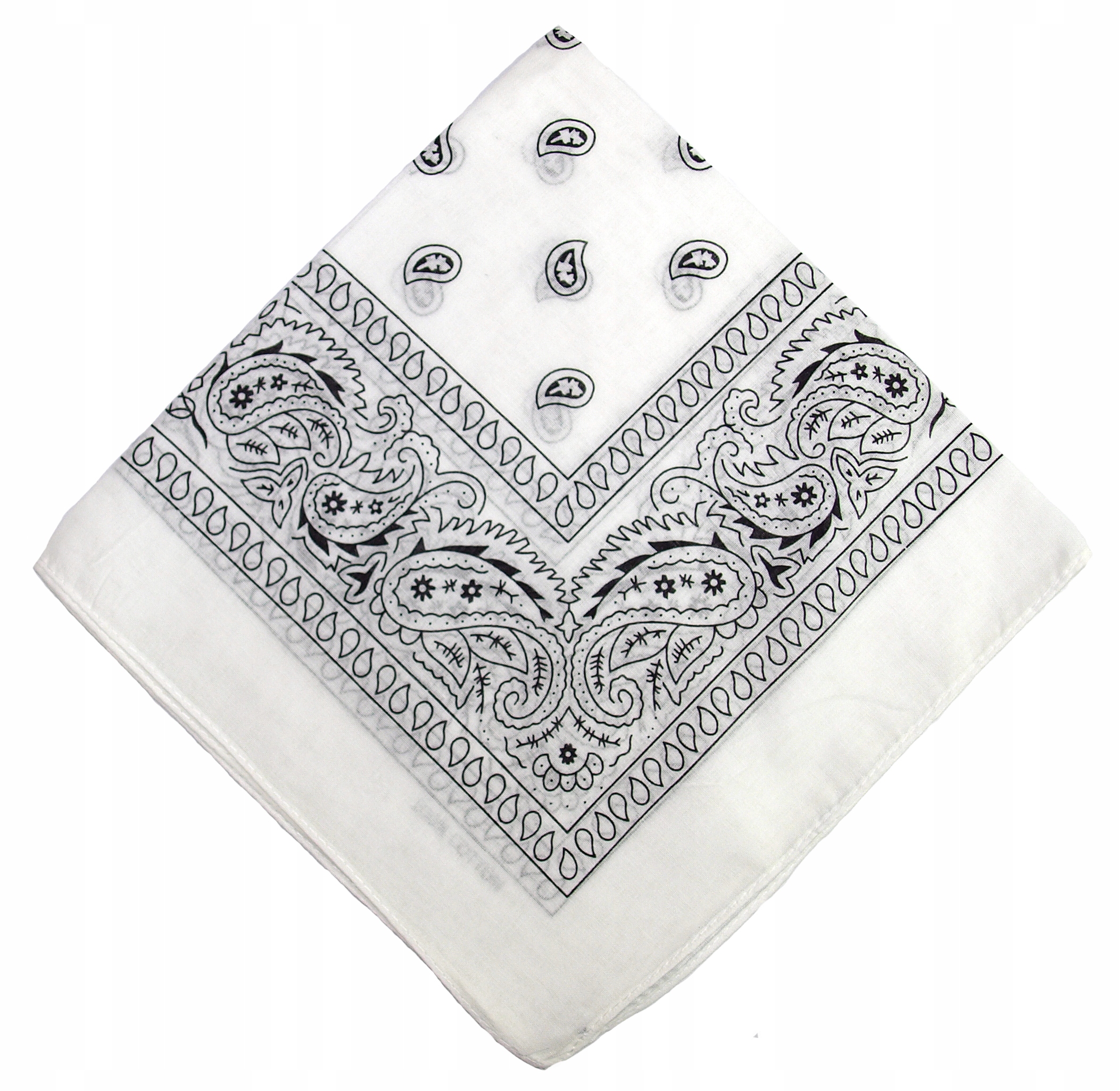 BANDAMKA BANDANA CHUSTKA CHUSTA BANDAMA -biała