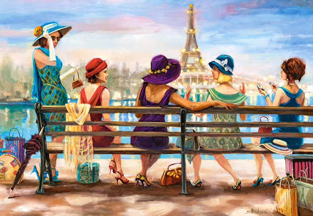 

Puzzle 1000 el Miasto Paryż Obraz Castorland