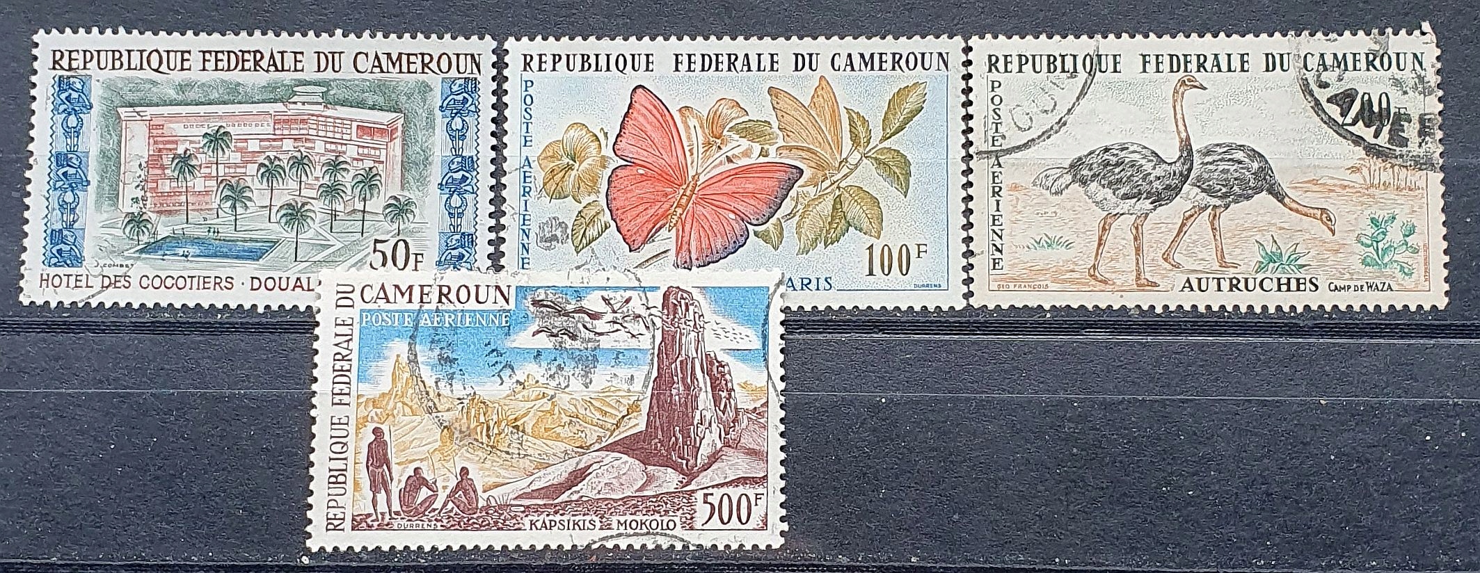 KOLONIE FRANCUSKIE KAMERUN 1959 MI 319-321