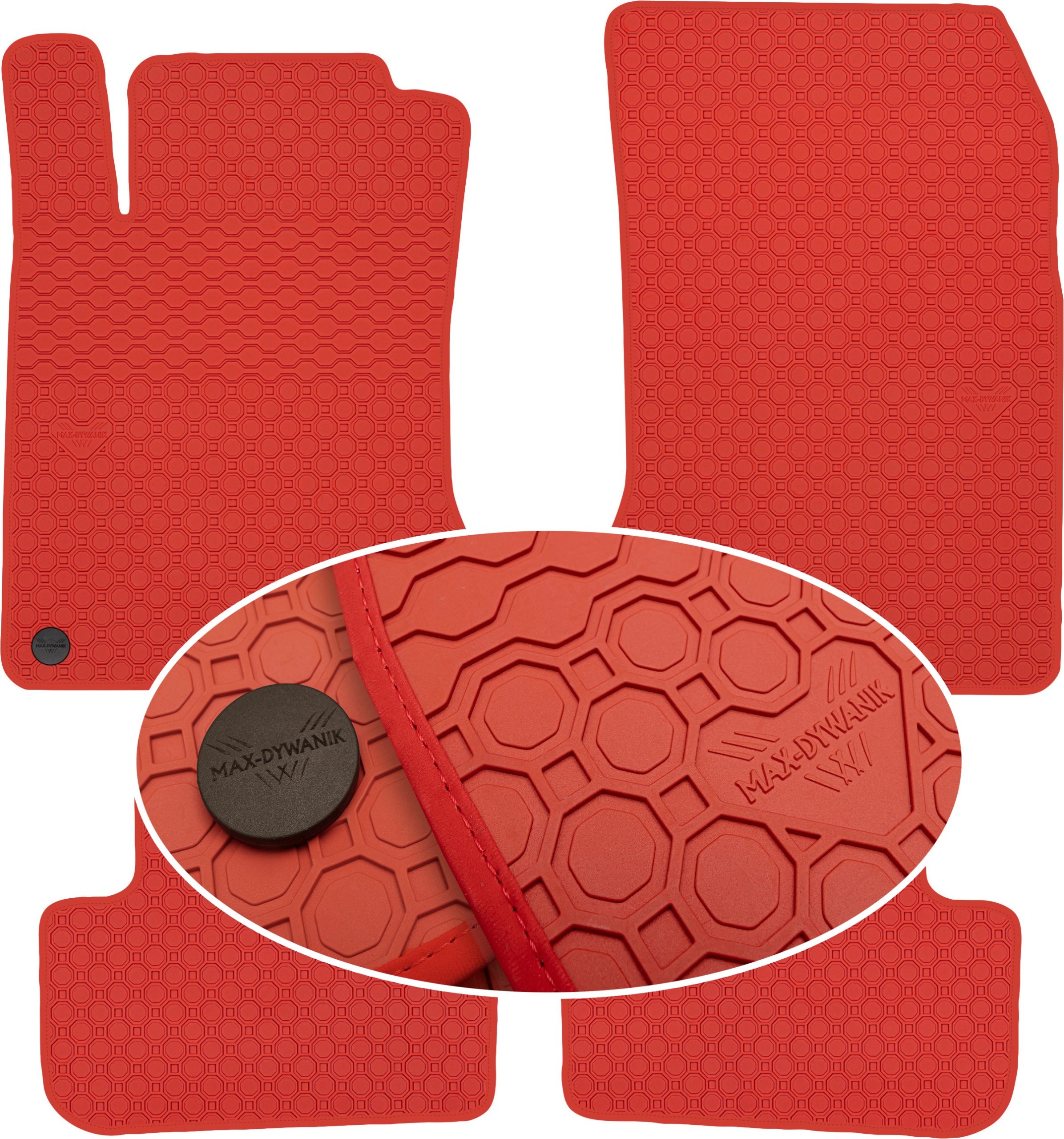 Mercedes Cla 2013-2019 Koberce Červené