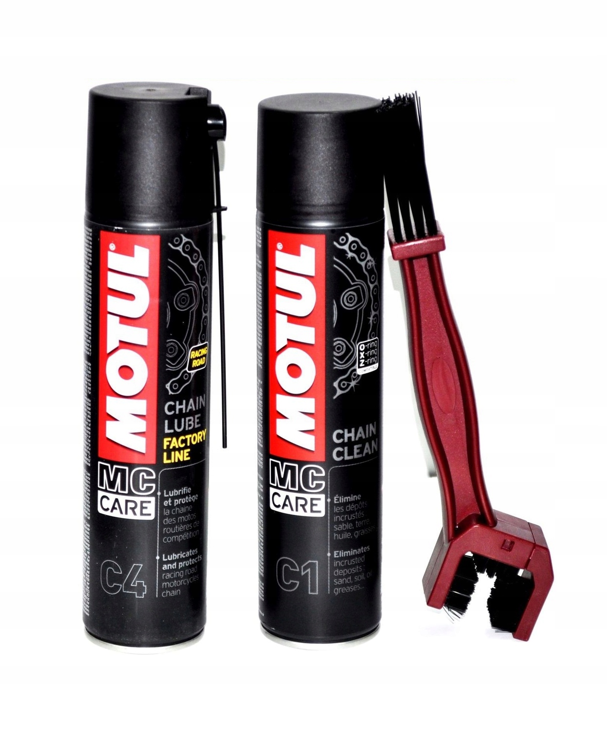 

Zestaw do czyszczenia i smarowania łańcucha Motul