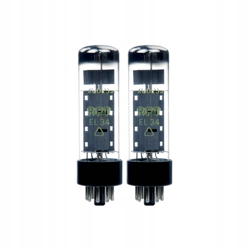 Elektronická lampa EL34 6CA7 Rft Nos 2 ks vybraný pár