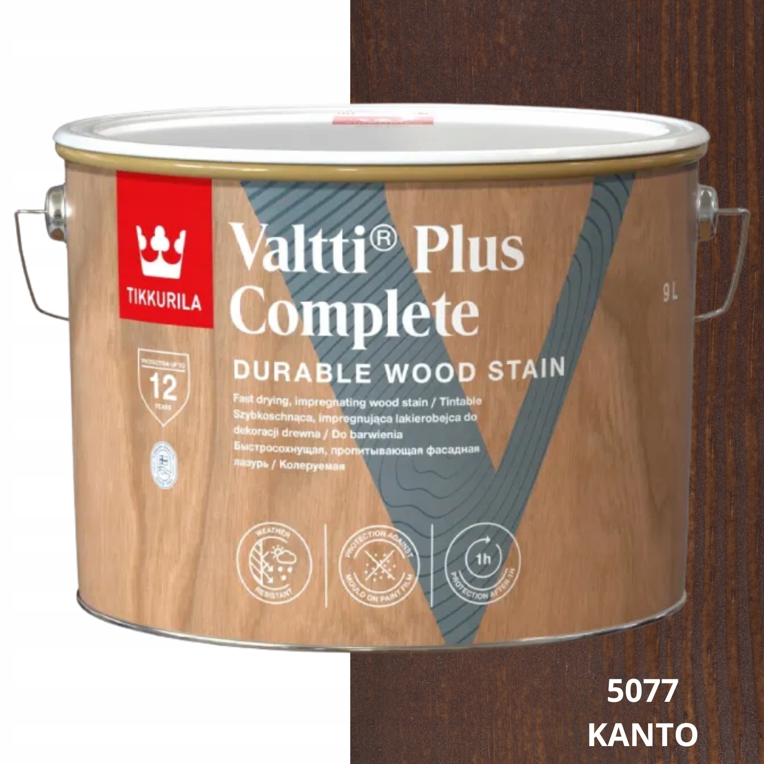 Tikkurila Lakovací Hmota Valtti Plus Complete 9L Barva 5077 Kanto