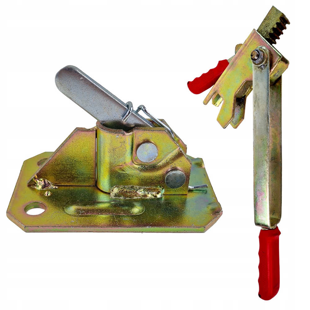 Zaciski żabki spinki szalunkowe dufty 50x klucz do żabek sprężynowych