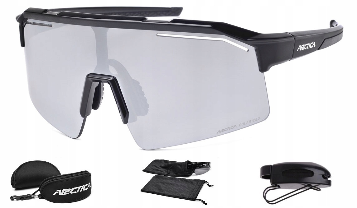 Cyklistické Brýle Monolens Arctica S-346 Polarizace Zrcadlovka Ventilace