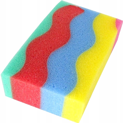 GĄBKA KĄPIELOWA TĘCZA MASUJĄCA WIELOKOLOROWA