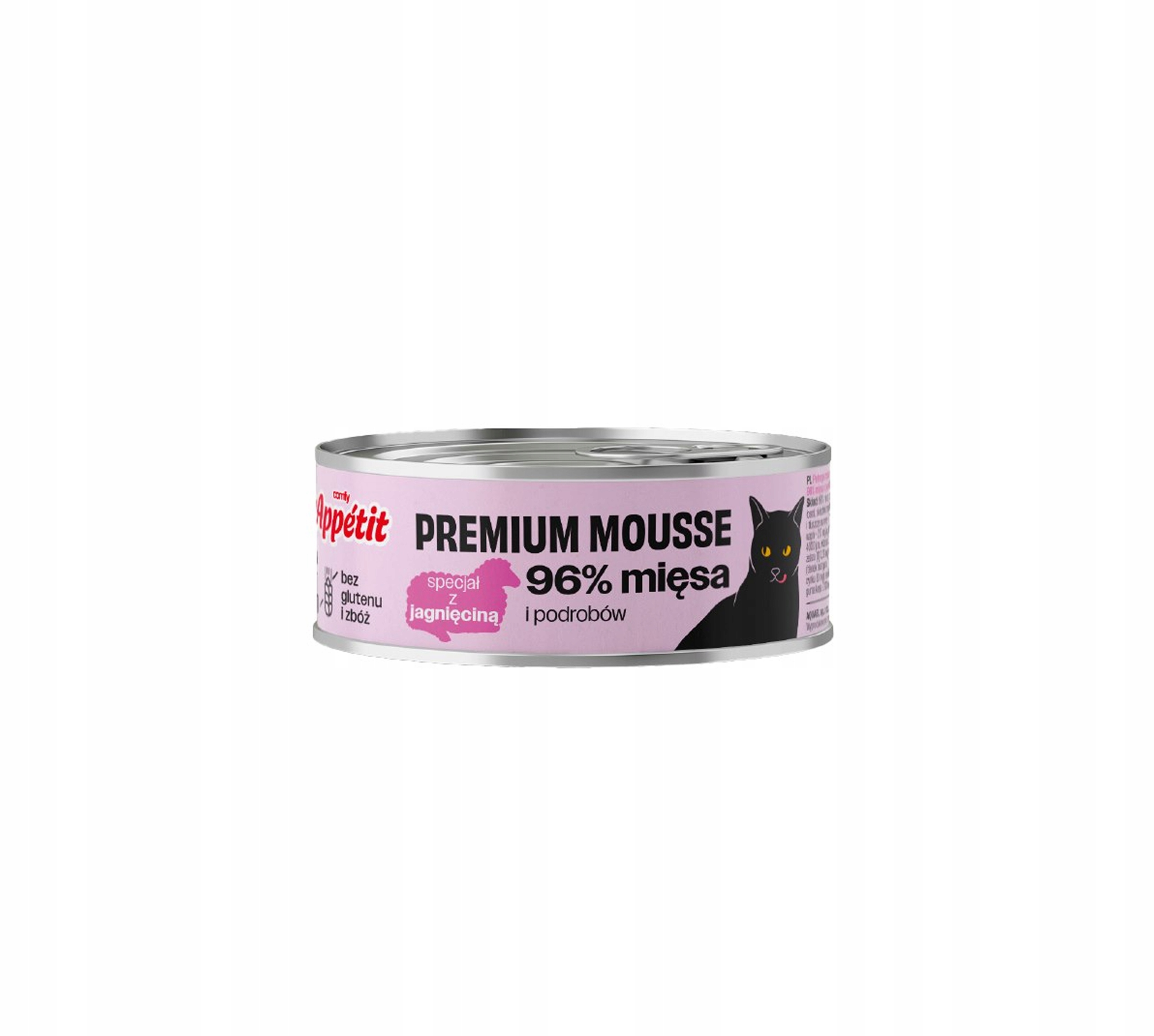 Comfy Appetit Premium Mousse Mokré krmivo pro kočky Adult Jehněčí 12x85 g