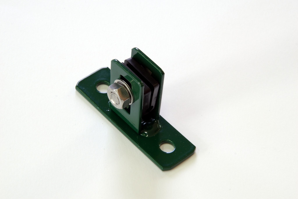 

Uchwyt ze stopką Ral 6005 zielony do panela 3D