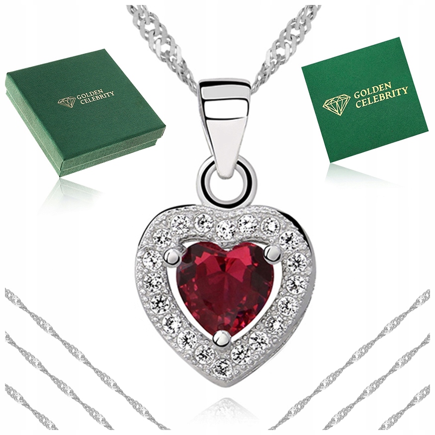 Stříbrný Řetízek Se Srdíčkem 925 Dárek Ke Dni Babiček Věnování Bonus