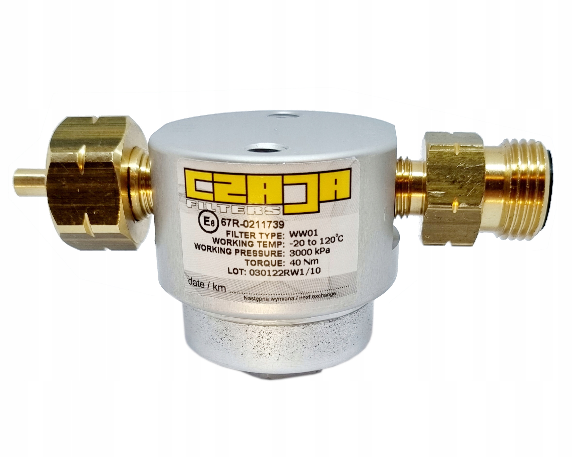Filtr do butli LPG 11 kg kamper camper widlak