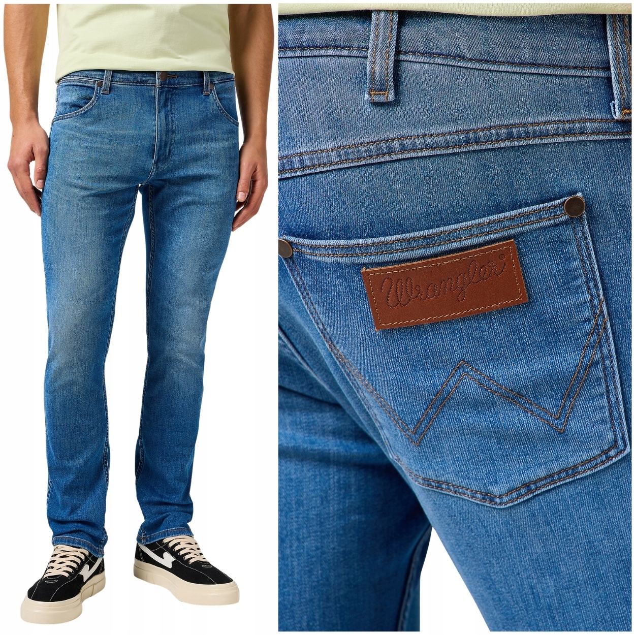 Wrangler Greensboro Sage 365COOL prodyšné džínové kalhoty W31 L34