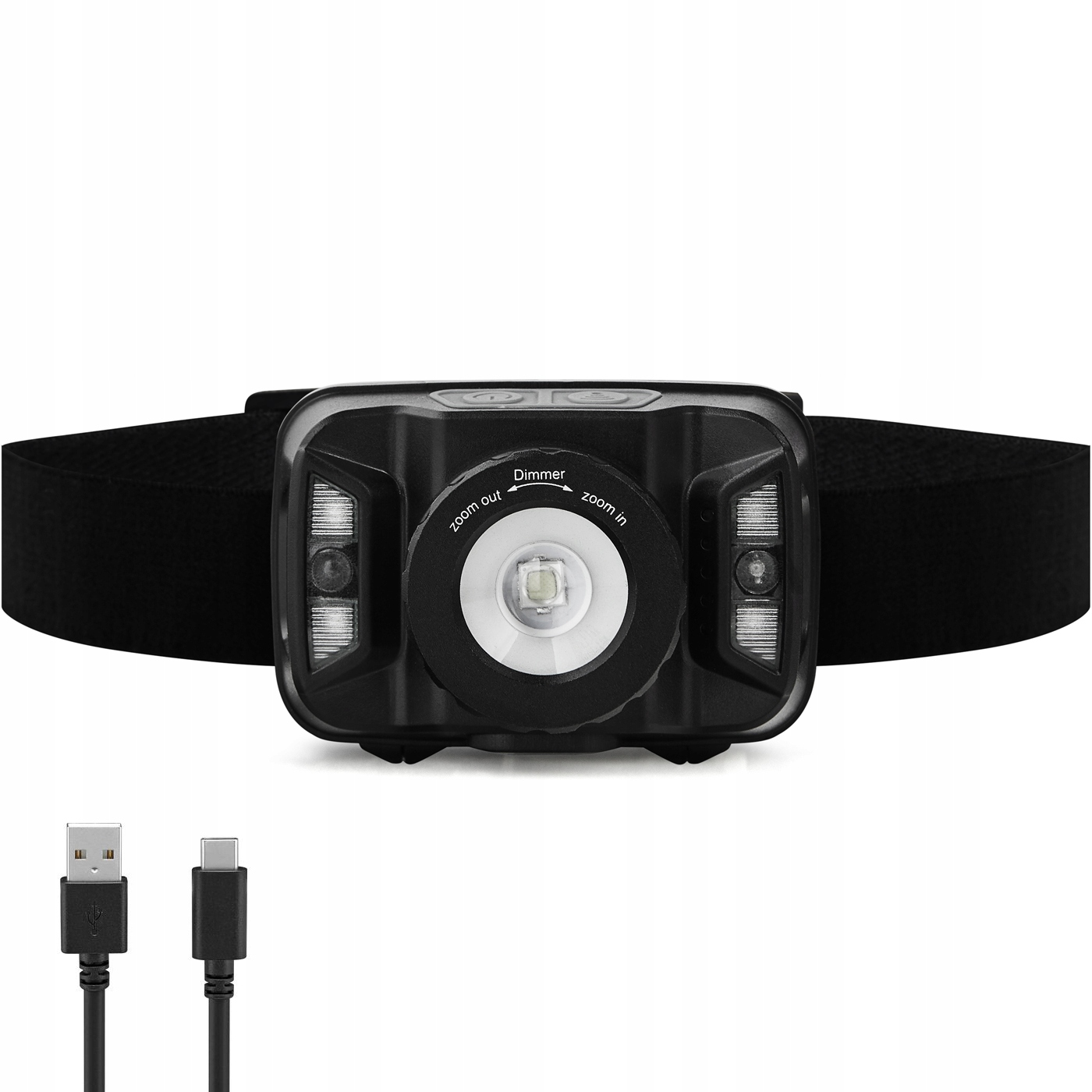 Čelovka Led čelovka dobíjecí na hlavu Blackhawk 360lm Usb