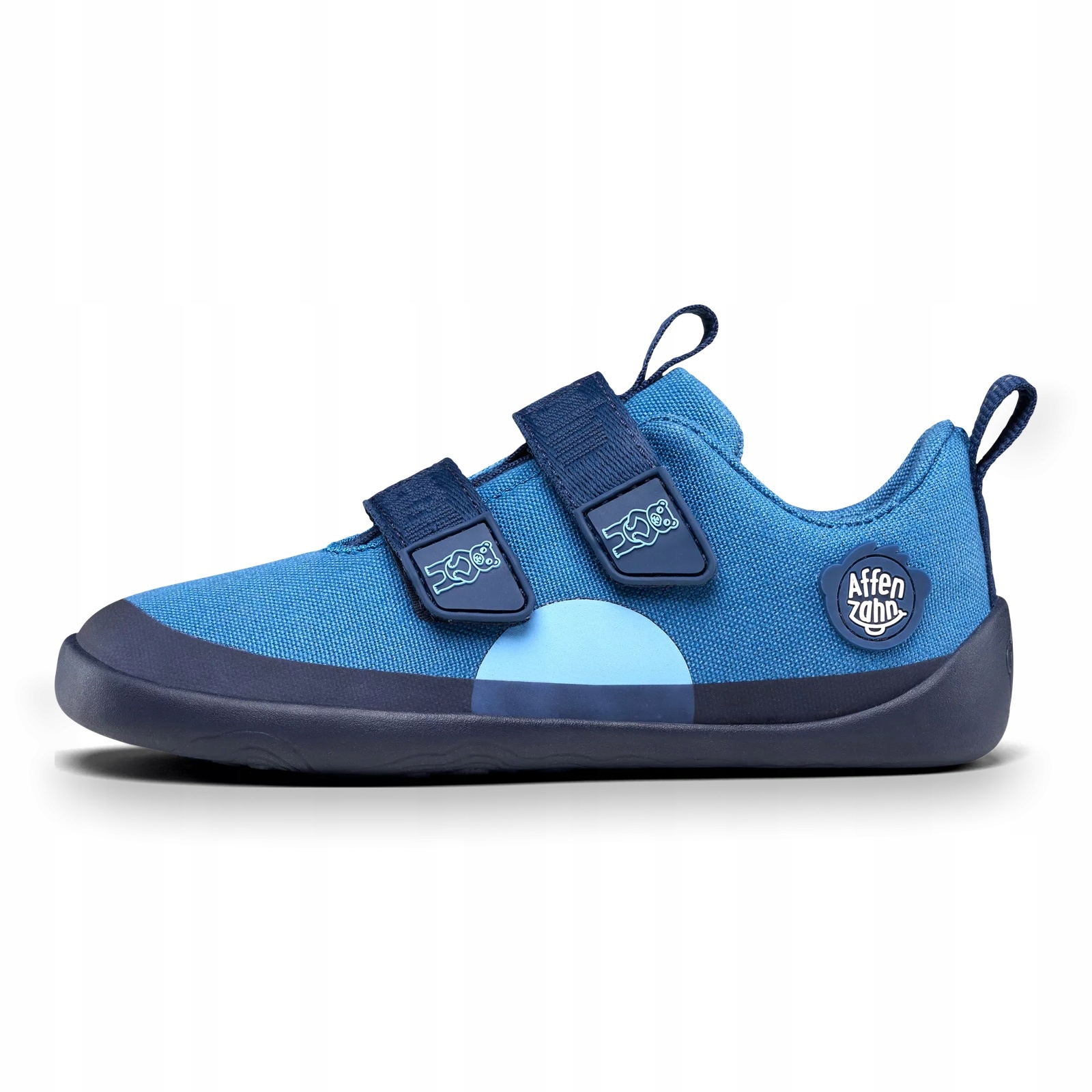 Buty barefoot lekkie dziecięce rzepy Affenzahn Sneaker Cotton Lucky Bear 22