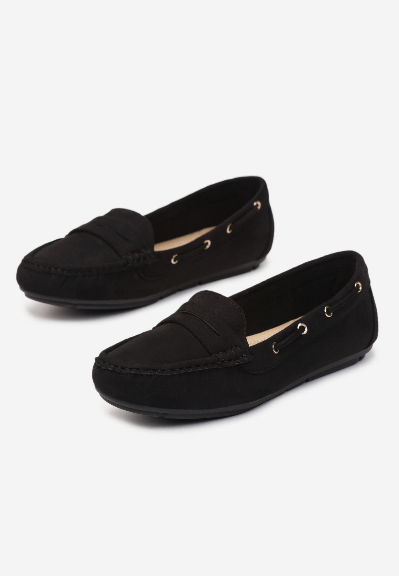 

Born2Be Czarne Mokasyny damskie 39 Ekozamsz Casual