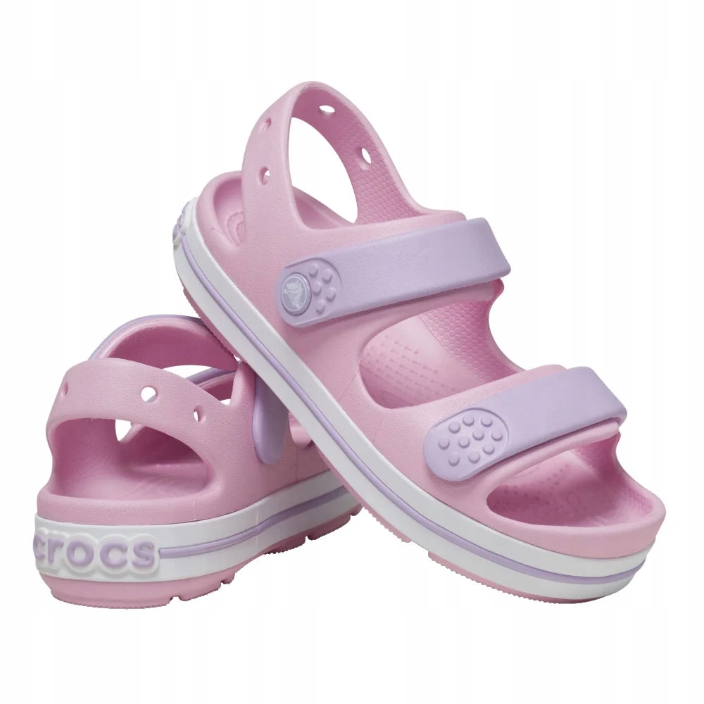 Sandały dziecięce różowe Crocs Crocband Cruiser 209423-BALLERINA-LAV 29-30 Rozmiar (new) 29-30