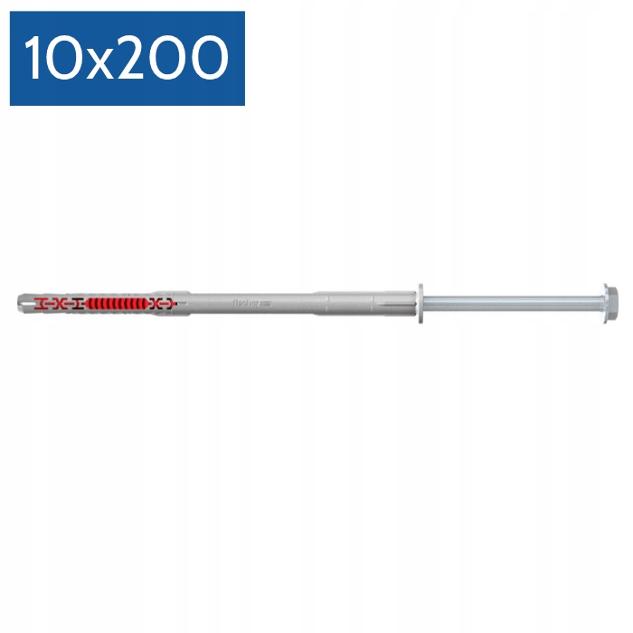 Fischer DuoXpand 10x200 Fus rámový kolík so skrutkou, 50 ks