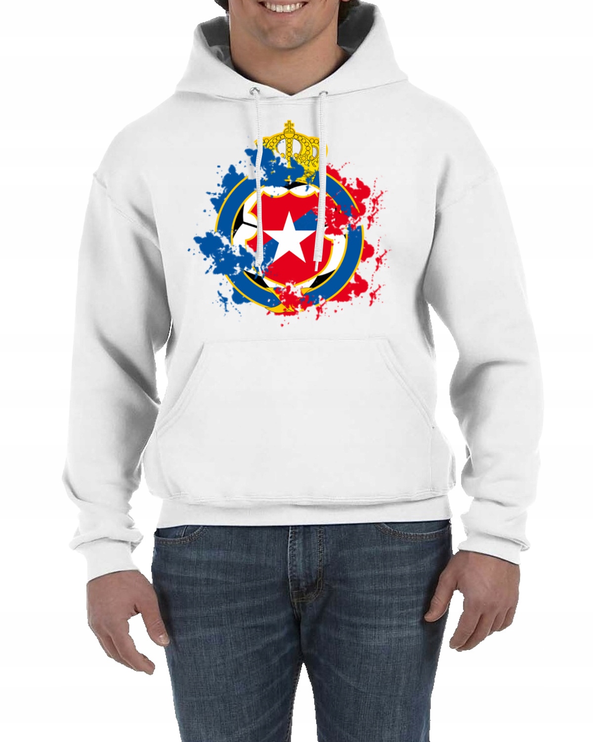 

Bluza Z Kapturem Wisła Kraków Prezent L 0115