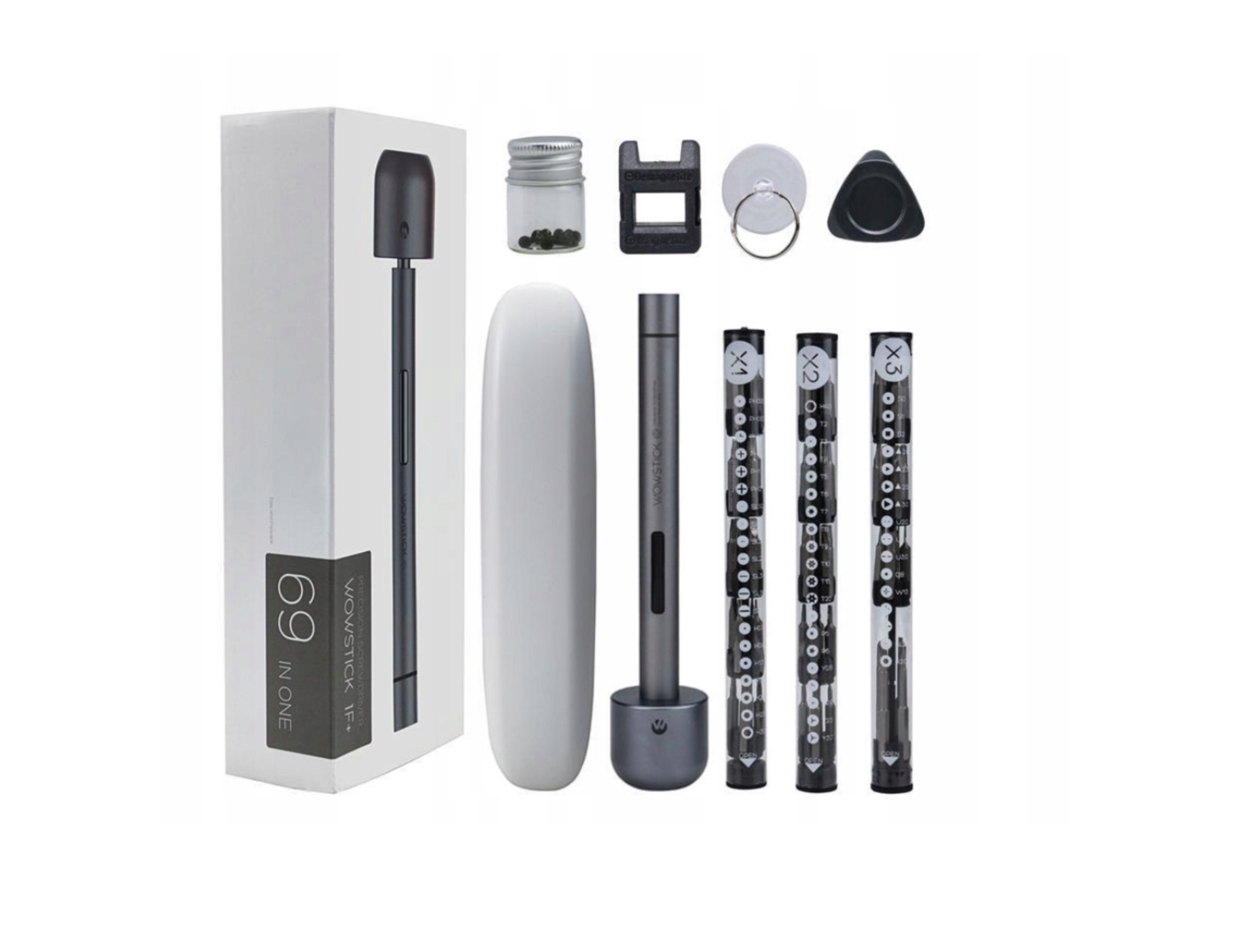 Bezprzewodowy Śrubokręt Xiaomi Wowstick 1F - 69 Elementów