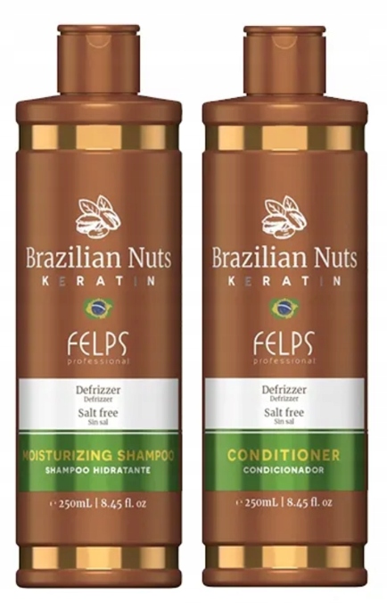 Felps Felps Nuts Zestaw po keratynowym prostowaniu, nawilżający 2 x 250ml