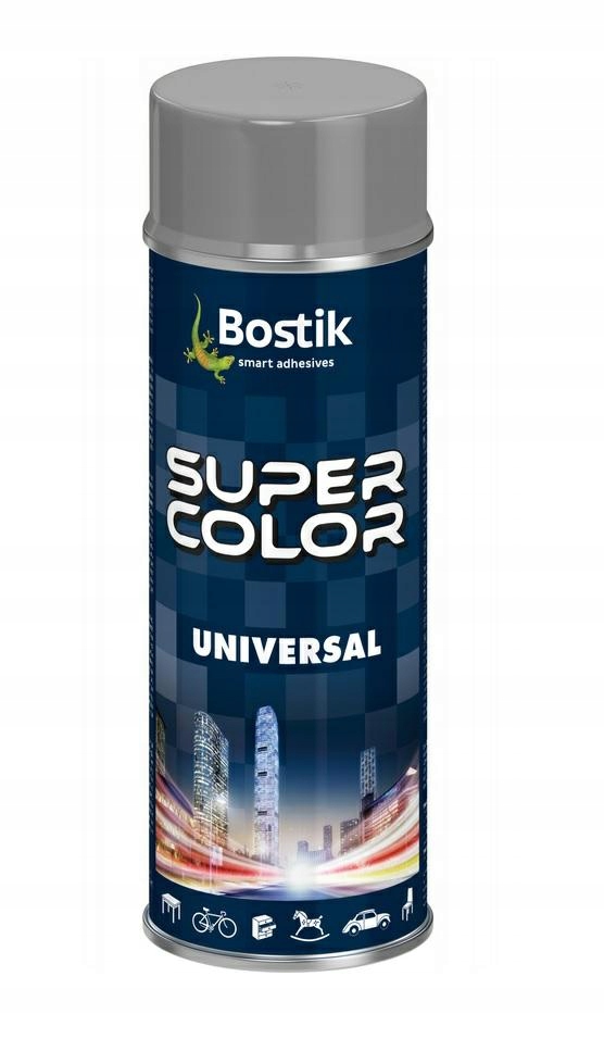 BOSTIK LAKIER SPRAY SUPER COLOR SZARY 400ML Kod producenta BOKSC263167