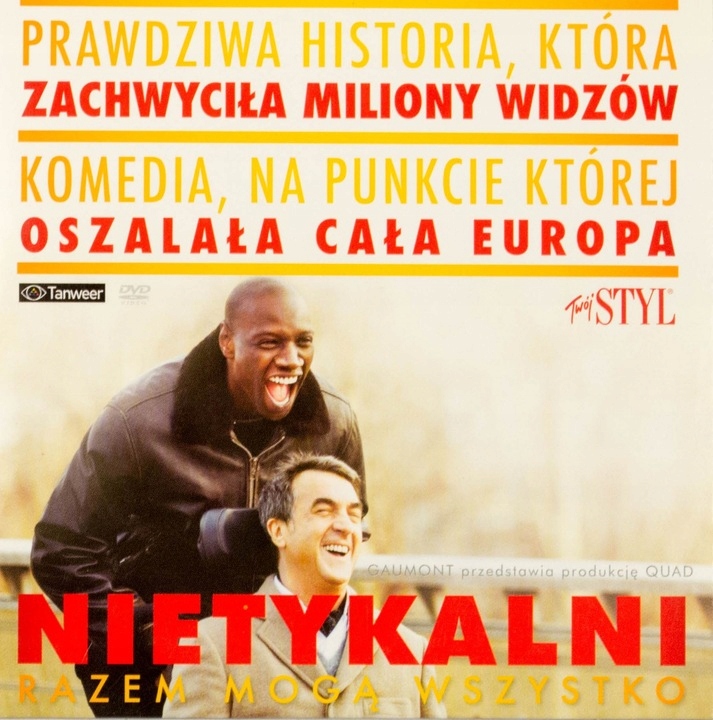 NIETYKALNI Razem mogą wszystko (Omar Sy) DVD FOLIA