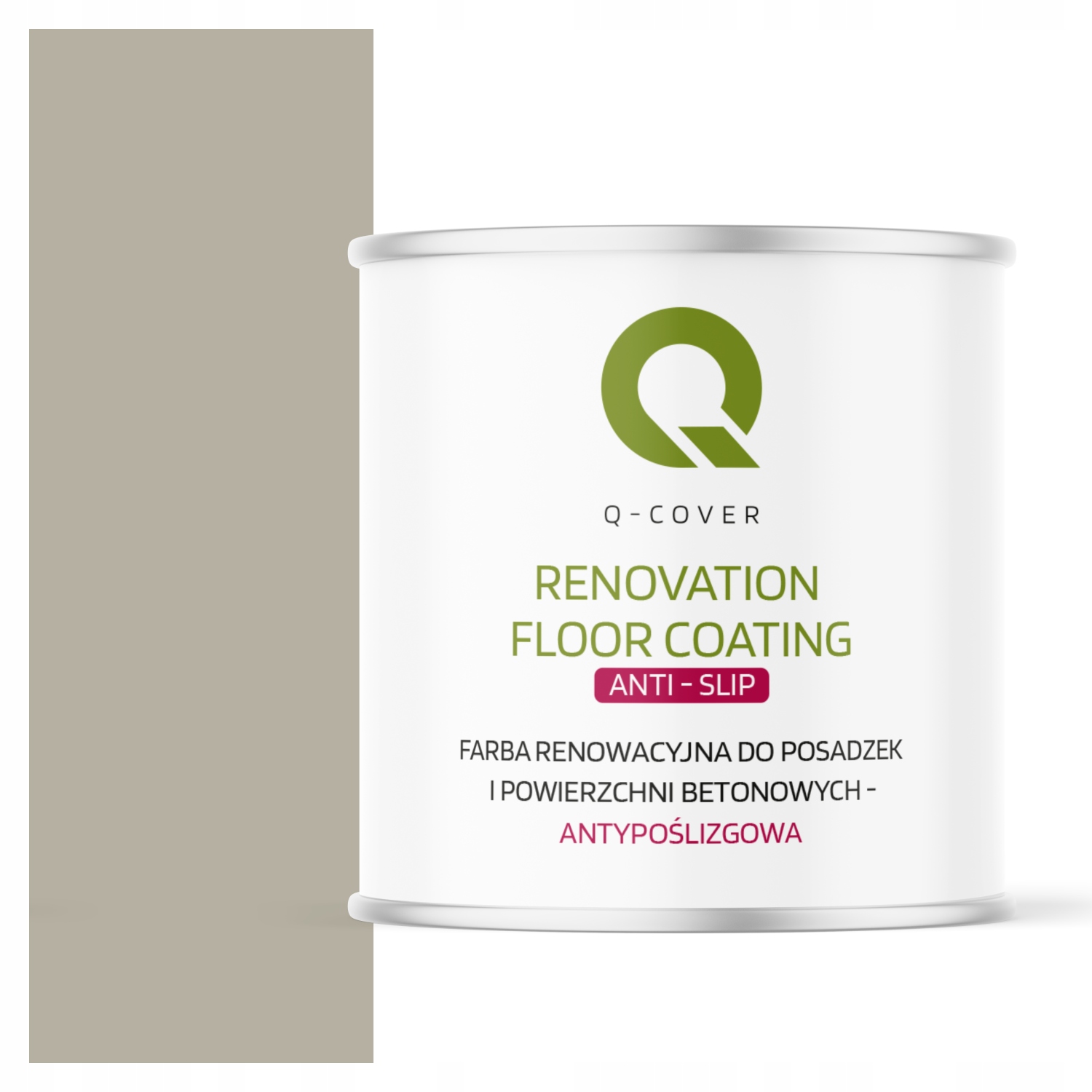 Renovačná Farba Na Podlahy Protišmyková Šedá Béžová Ral 7032 Mat 2,5 L