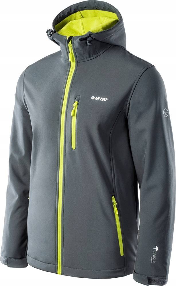 Pánská Softshellová Přechodová Bunda Membrána 8000 MM Hi-tec Caen Velikost XXL