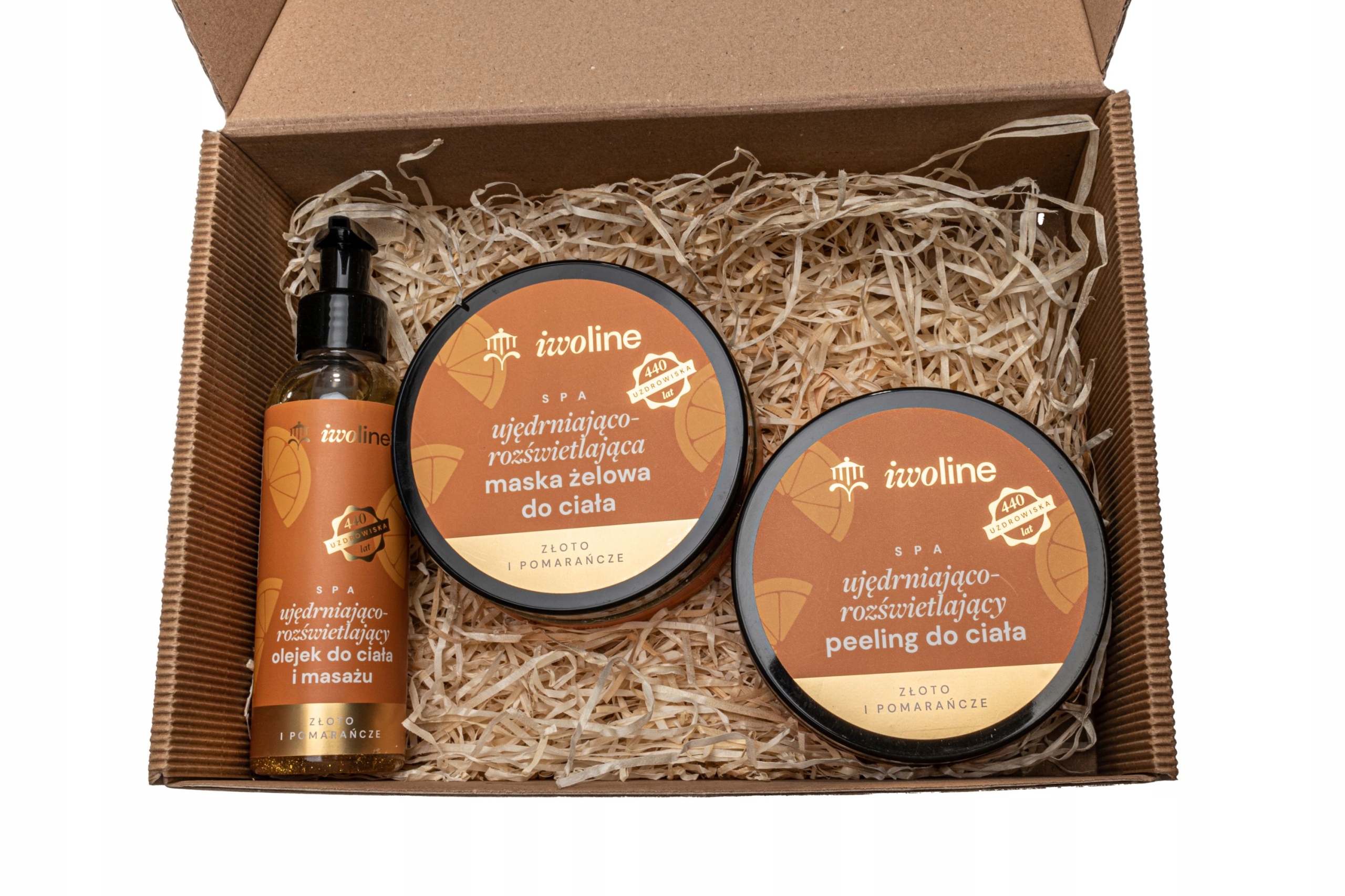 Zestaw Iwoline Spa Złoto I Pomarańcze